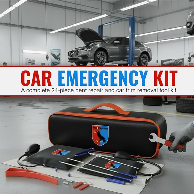 MacFayden 24 PCS Stainless Steel Repair Tool Kit with Carry Bag