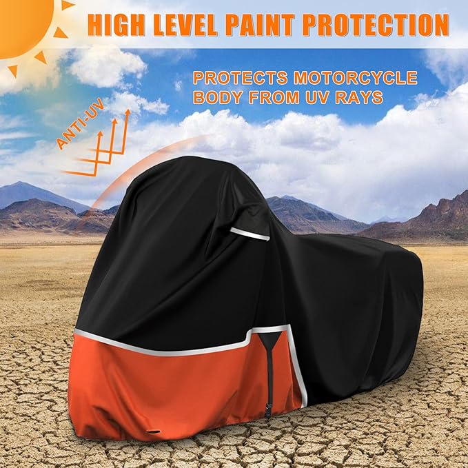 Waterproof Motorcycle Cover Replace for Honda Scooter Model, 420D Oxford Cloth Honda Ruckus, Metropolitan, Dio and ADV150 Scooter Cover for Snow Rain Dust Protection