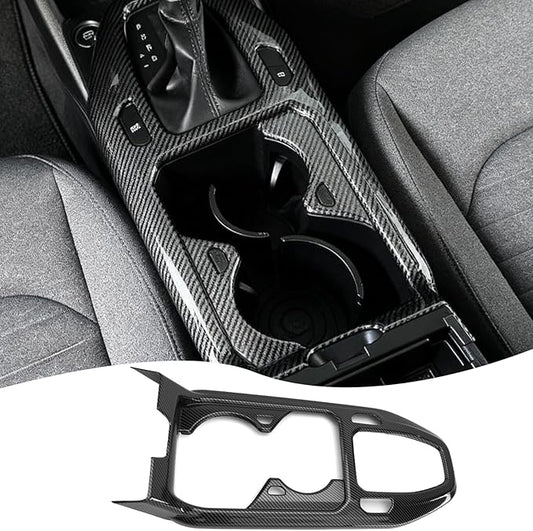 Center Console Frame Cover,for Kia K4 2024 2025 2026, Gear Shift Panel,Cup Holder Trim - Carbon Fiber Protective Accessories