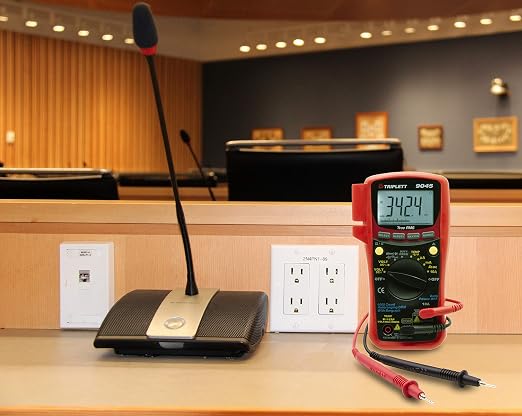 Triplett 9045 True RMS CAT III 6000 Count Digital Multimeter with Certificate of Calibration to NIST