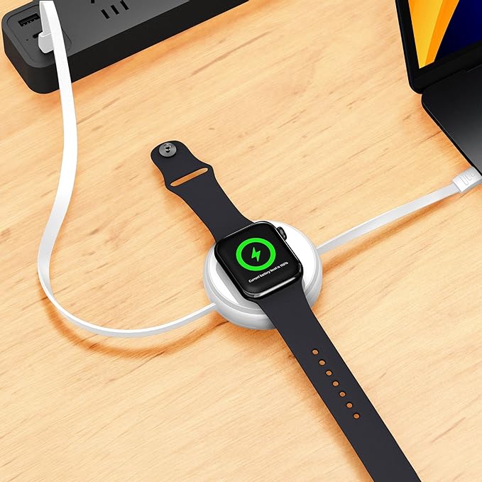 Function101 2-in-1 Retractable USB-C Magnetic Wireless Charging Cable 1.1m, 10 Lengths – Type C Charger Cord for Type C Devices, Compact Retractable Charger for Versatile Charging Solutions, White