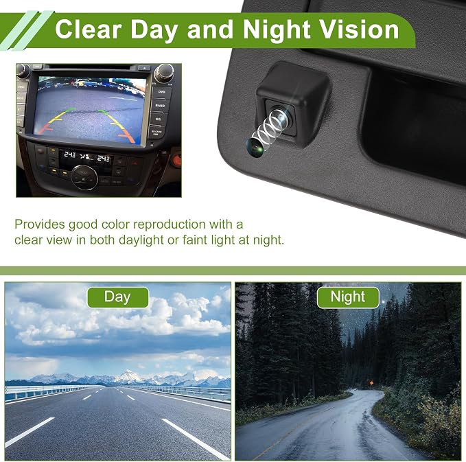 No.906069FM1A Tailgate Handle Backup Camera for Nissan Titan 2013-2015 Rear View Reversing Park Assist Camera 1 Set