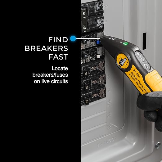 Ideal Electrical 61-535 Digital Circuit Breaker Finder with Digital Receiver and GFCI Circuit Tester