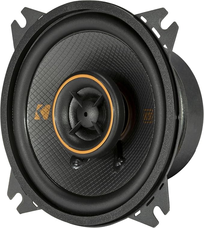 KICKER 51KSC404 KS-Series 4" Coaxial Speakers with .5" tweeters, 4-Ohm, Pair