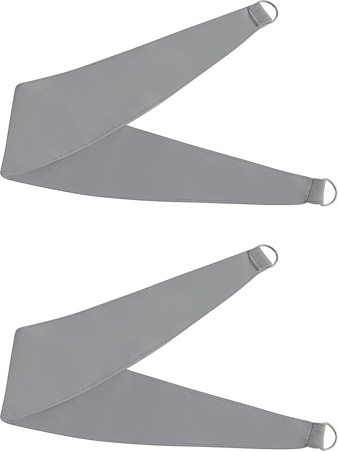 Bujasso Grey 90% Blackout Curtains with Sheer Overlay Mix and Match Double Layer Window Curtains Thermal Insulated 84 inch for Living Room Bedroom Gray Drapes with Tiebacks Grommet Top 37" Wx84 Lx2