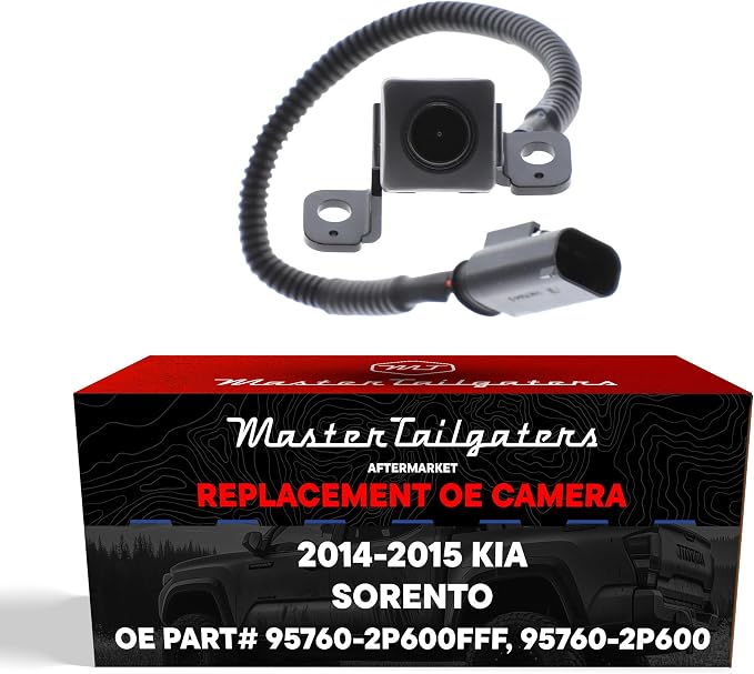 Master Tailgaters Replacement for Kia Sorento (2014-2015) Rear View Backup Camera OE Part # 95760-2P600FFF, 95760-2P600