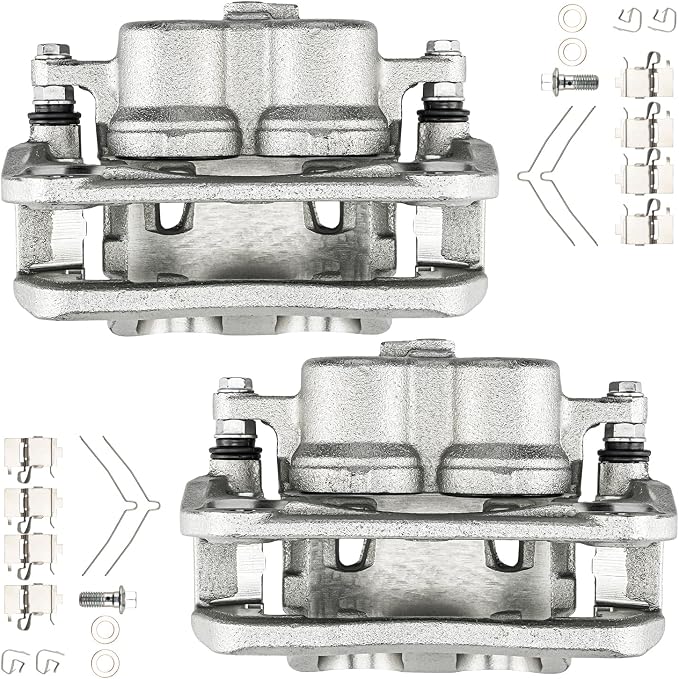 KAX 19B6274+19B6275 Brake Caliper Compatible with Toyota Highlander 2010-2019, Toyota Sienna 2011-2020, Lexus RX350 2010-2015, Front Disc Brake Caliper