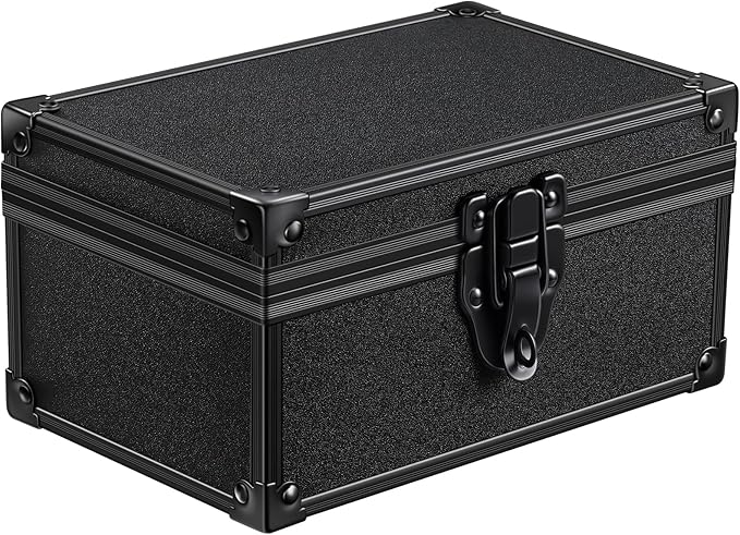 Faraday Box for Key Fob, Car Key Signal Blocking Box, Keyless Entry Car Key Anti-Theft Shielding Cage (Black Matte)
