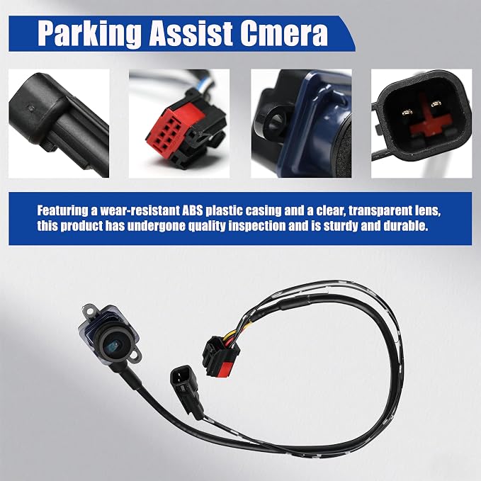No.56054156AD Rear View Backup Reverse Parking Camera [8 Pins] IP68 HD | Compatible with Dodge Ram 1500 2500 3500 2009-2012 Parking Assist Cmera Repalces OE#56054156AC 56054156AE 56054156AB