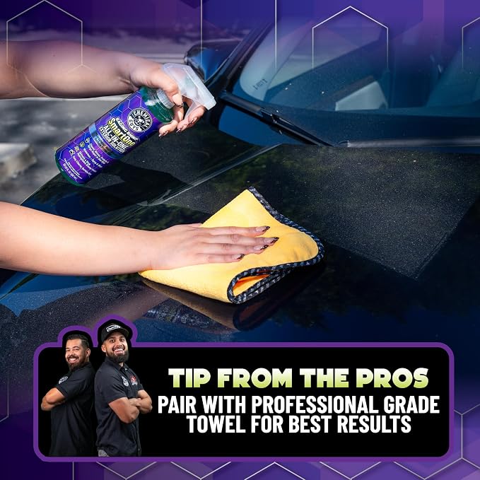 Chemical Guys Raging Rhino Waterless Car Wash And Quick Detailer Spray, No Rinse Exterior Cleaner For Paint, Glass, Wheels, Plastic, And Chrome, Spray And Wipe Shine, 128 Fl Oz
