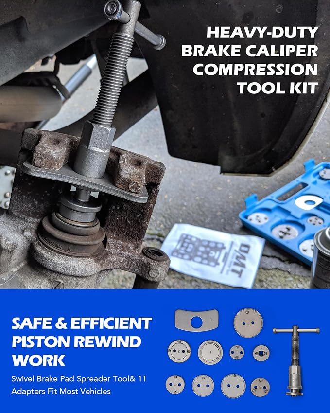 Orion Motor Tech XZN Triple Square Spline Bit Sockets & 34pc Brake Caliper Tool Set, Bundle