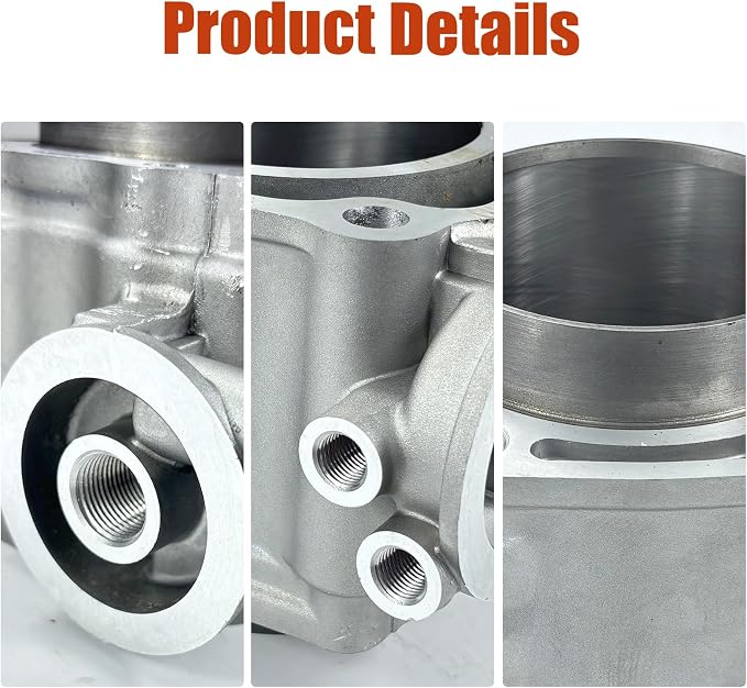 92mm Bore Cylinder Piston Ring Gasket Top End Rebuild Kit Compatible with Polaris Ranger Sportsman Scrambler 500 1996-2012 3087221 3085526 3085634