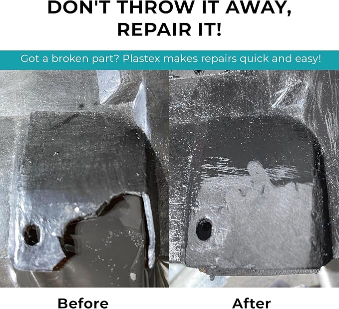 Plastex Plastic Repair Kits - Easily Glue, Repair or Remake Broken Plastic, Fiberglass, Wood & More! (Standard Green Kit)