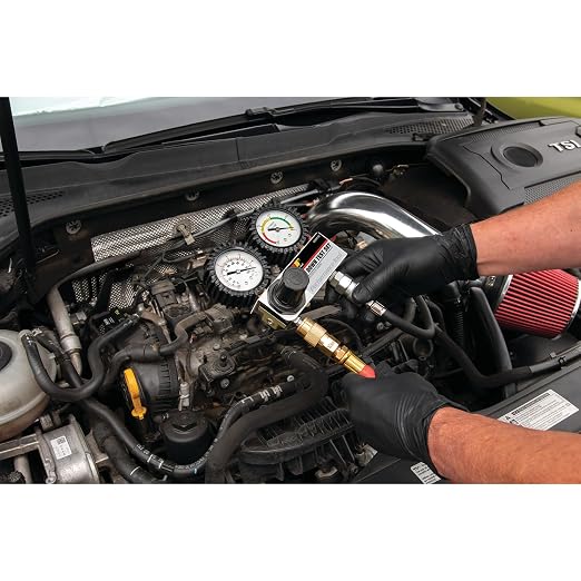 Performance Tool W89749 Cylinder Leak Down Tester Kit - Accurate Diagnosis for Engine Health, Includes Dual Gauges and Quick-Connect Fittings