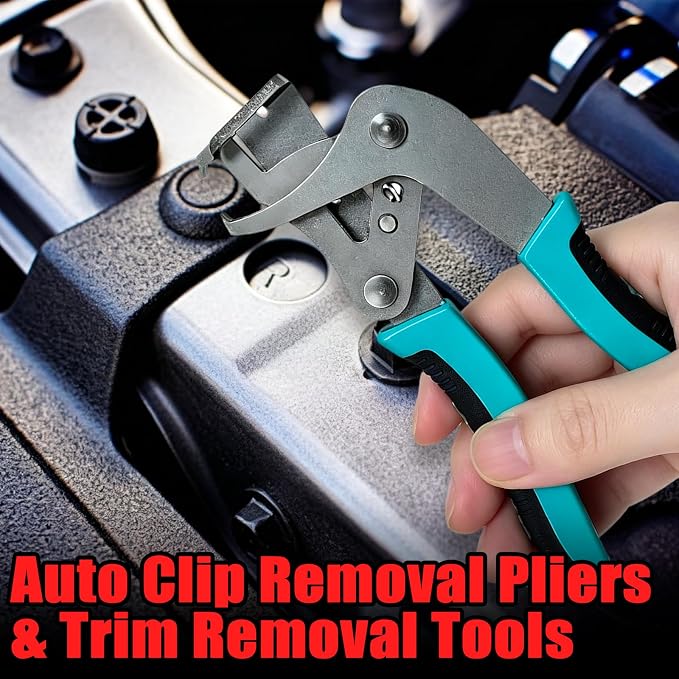Auto fastener clip removal pliers – Automotive Electrical Tools & Clip removal tool Kit with Hose Clamp Pliers, Wire Terminal Separator, and Car Plug Connector