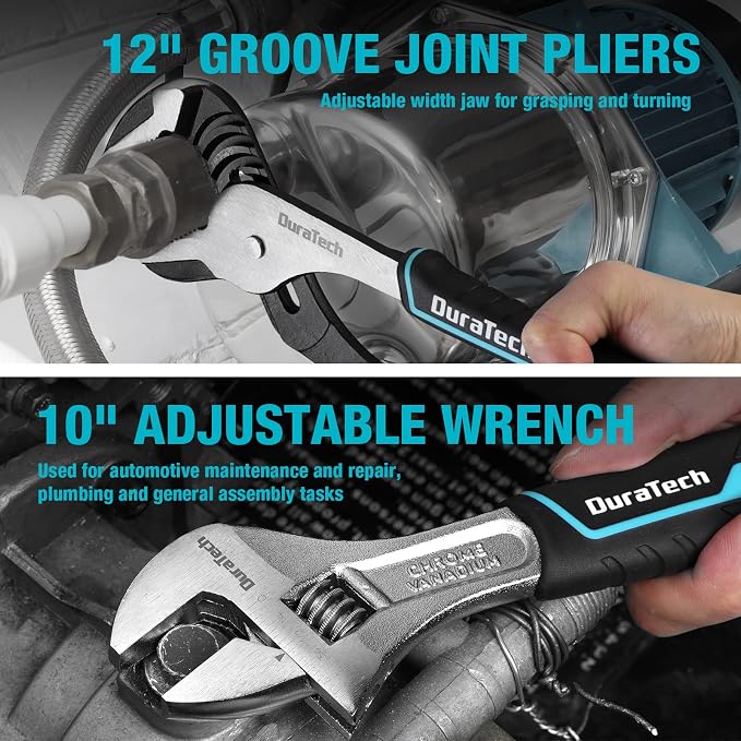 DURATECH 7-Inch Locking Pliers & DURATECH 8-Piece Pliers Set