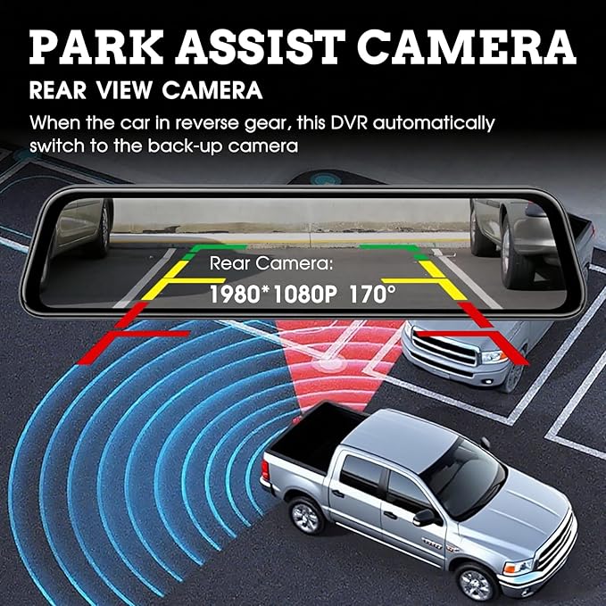Rear View Backup Camera Compatible with 2013-2015 Dodge Ram 1500, 13-15 Ram 2500, 13-15 Ram 3500, 13-17 Viper Replace 56038978AL, 56038978AK, 56038978AJ, 56038978AI, 56038978AH