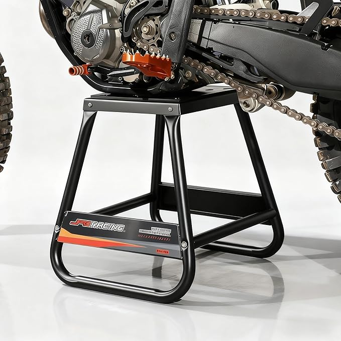 Dirt Bike Stand Detachable Stand Universal Anti-skid Maintenance Steel MX Heavy Duty for Most Motorcycle Dirt Bike Ebikes like Surron CR250 EXC 250 CRF230 YZ250F KX100 KLX110 and More-Black