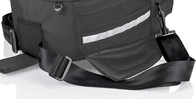 Chase Harper USA 650X Magnetic Tank Bag - Water-Resistant, Tear-Resistant, Industrial Grade Ballistic Nylon with Anti-Scratch Rubberized Bottom, Strong Neodymium Magnets - Expandable Design