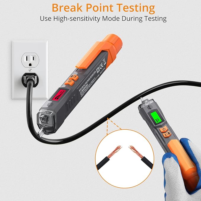 Neoteck Professional Electrical Kit: Non-Contact Voltage Tester Pen & 2-in-1 Digital Multimeter AC/DC Voltage, Resistance, Continuity, Capacitance, LCD Display, Buzzer Alarm