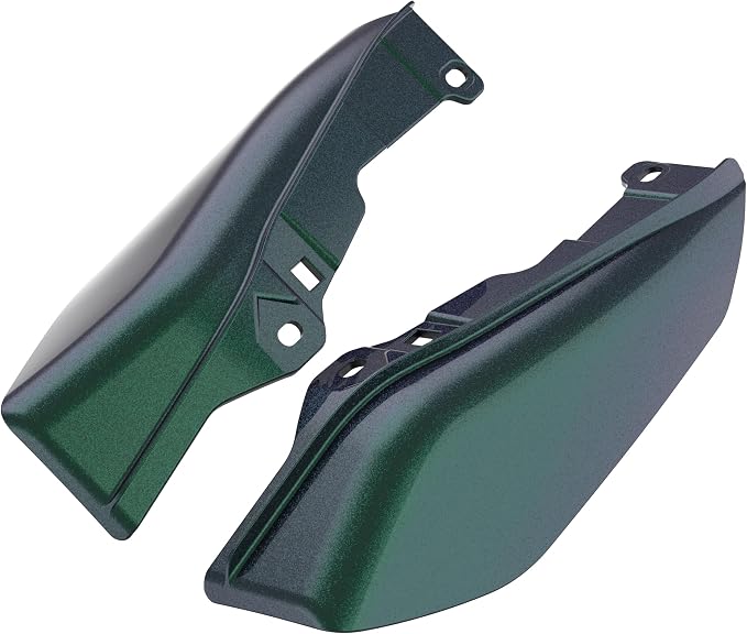 Color - Matched Mid Frame Air Deflectors Heat Shield, Perfectly Fit for Harley Touring Models 2009-2026 Snake Venom