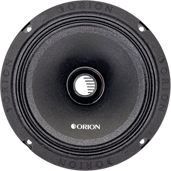 ORION Cobalt CM652 High Efficiency 6.5" Mid-Range Bullet Loudspeakers, 1000W Max Power, 250W RMS, 2 Ohm, 1.5" Voice Coil - Pro Car Audio Stereo, Midrange Speakers (Pair)