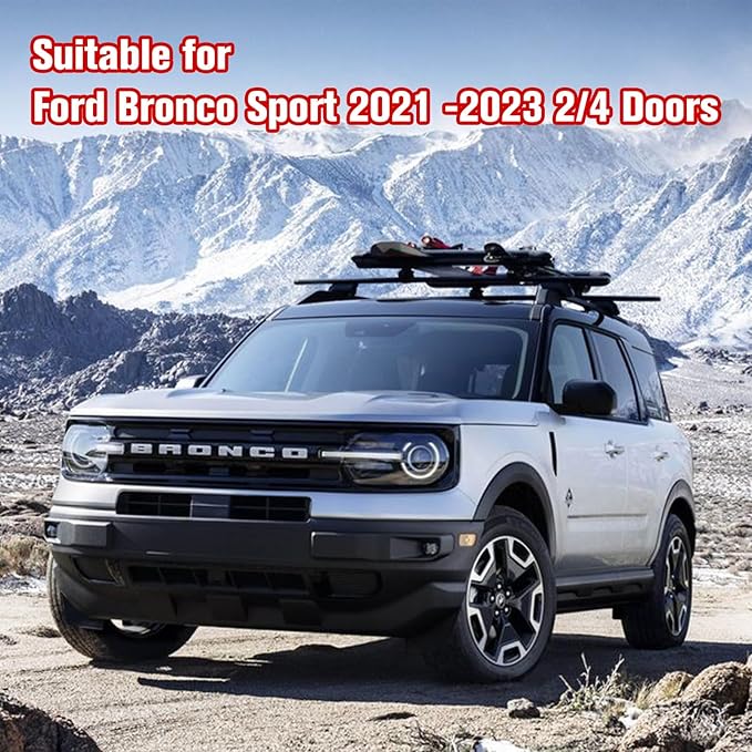 Upgrade Dashboard Mobile Phone Holder for Ford Bronco Sport, Dual-Holes Phone Mount with Tray Internal Accessories Automobile Cradles for Ford Bronco Sport 2021 2022 2023 2/4 Doors