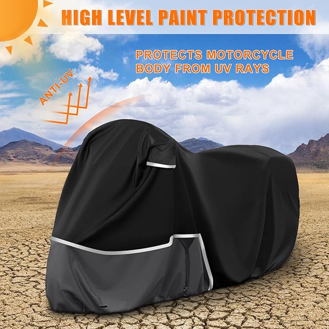 Waterproof Motorcycle Cover Replace for Honda CBR600RR CBR1000RR /CBR500R CBR650R CB1000R Sport/Standard Model, 420D Oxford Cloth Motorcycle Cover for Snow Rain Dust Protection