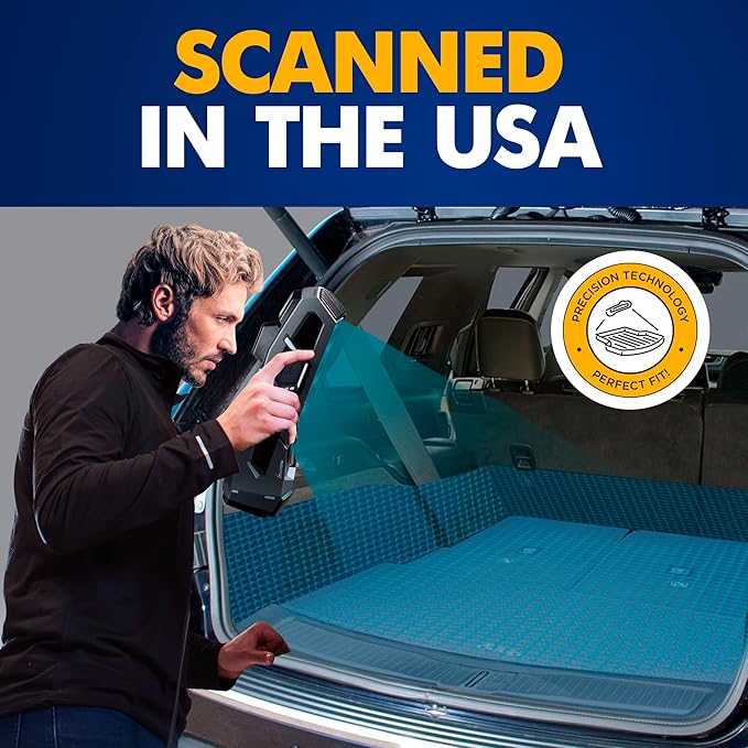 Premium Cargo Liner for Jeep Grand Cherokee L with Cut 2021-2026 - 100% Protection - Custom Fit Car Trunk Mat - All-Season Cargo Mat - 3D Shaped Laser Measured Trunk Liners for Jeep Grand Cherokee L