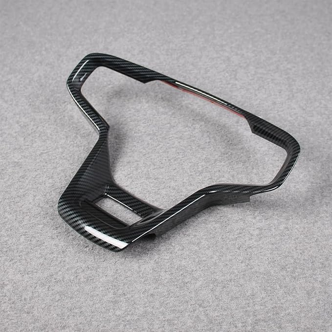 for Ford Bronco 2023 2024 2025 Wheel Steering Trim Panel Cover Trims ABS Carbon Fiber Pattern