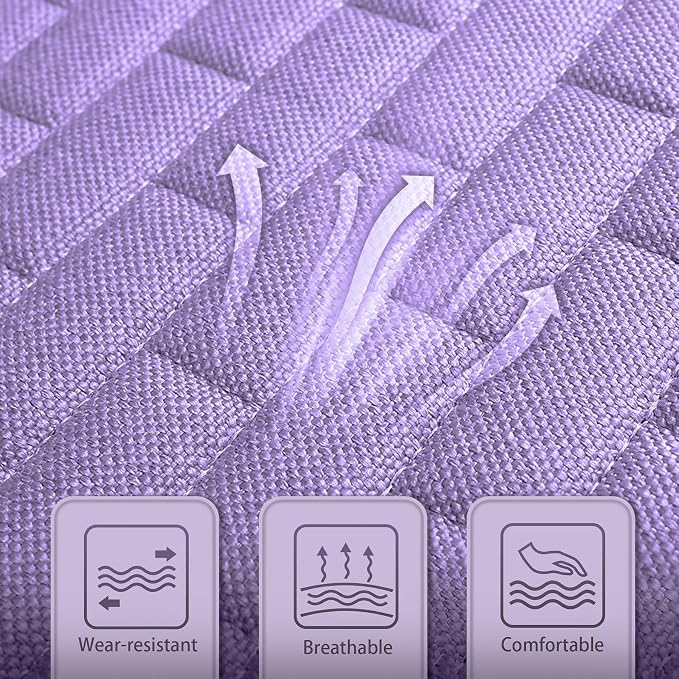 Little Pruple Car Seat Covers Front Seats,2 Pack Seat Covers for Cars Truck SUV,Front Seat Covers with Storage Pocket(Little Pruple-Front Seat)