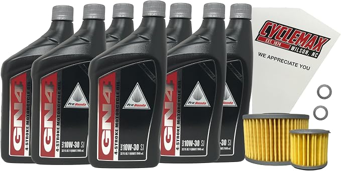 Cyclemax Oil Change Kit compatible with 2016-2023 Honda Pioneer 1000