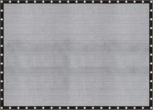 Cool Area 60-70% Shade Cloth Heavy Duty Knitted Mesh Tarp with Grommets 20x30FT Mesh Screen for Patio Canopy Garden Porch Greenhouse Pools Dog Kennel Black