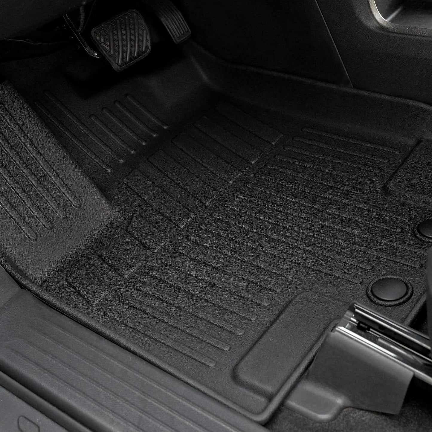 Floor Mats Set for 2022-2025 Nissan Pathfinder 7/8 Seats Accessories, Full Coverage All Weather Floor Mats Cargo Mat with Backrest Protectors - Includes Trunk Lower Mat & Door Sill Guards