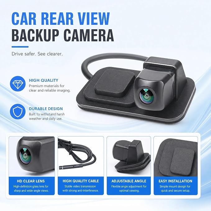 No. 39530-TZ3-A01 Rear View Backup Reverse Parking Camera/Rear View Camera | Compatible with Acura TLX 2.4L 3.5L Fits 2015 2016 2017 2018 2019 2020 [2-Pins] Replacement Part #39530TZ3A01