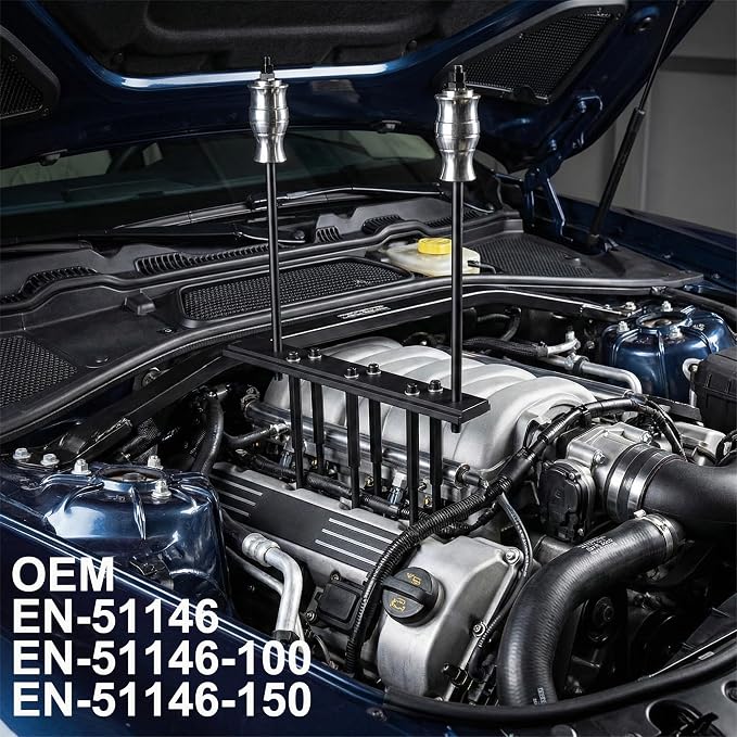 EN-51146 GM-51146 Fuel Injector & Rail Assembly Replacer Master Tool Kit Fits GM Buick Opel Vauxhall MG 1.0L 1.4L 1.5T 1.6L Engine, Fuel Injector Disassembly Tool, OEM EN-51146-100 EN-51146-150