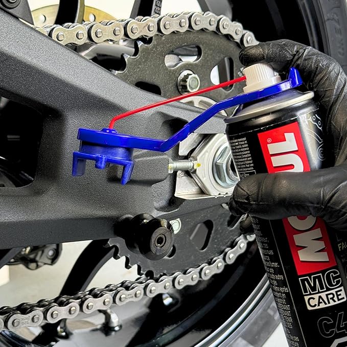 Oinker® Chain Lube Applicator – [Eliminate Overspray and Fling-Off with Motorcycle Chain Oiler for 525 Chains] – Mess-Free Application