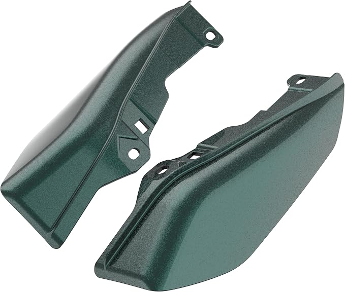 Color - Matched Mid Frame Air Deflectors Heat Shield, Perfectly Fit for Harley Touring Models 2009-2026 Deep Jade Pearl