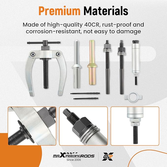 maXpeedingrods Injector Nozzle Cup Sleeve Tube Remover & Installer Tool Kit for Volvo Truck D11 D12 D13 D16 FM12, for Mack Truck MP7 MP8 MP10 Engine, Replace 9986174 88800387 88800196