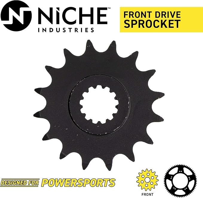 NICHE Drive Sprocket Chain Combo for Yamaha YZF-R6 YZF-R6S Front 16 Rear 48 Tooth 520NZ Standard 116 Links