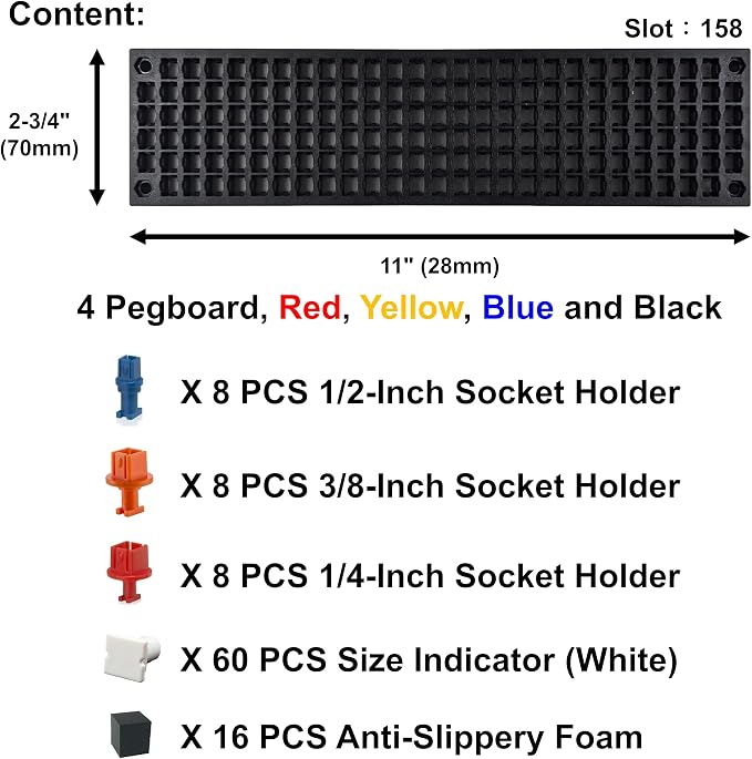 CONQUER Mini Dual Ratchet Socket & FREE ZONE Bit Organizer – Compact Precision & Organized Storage Kit