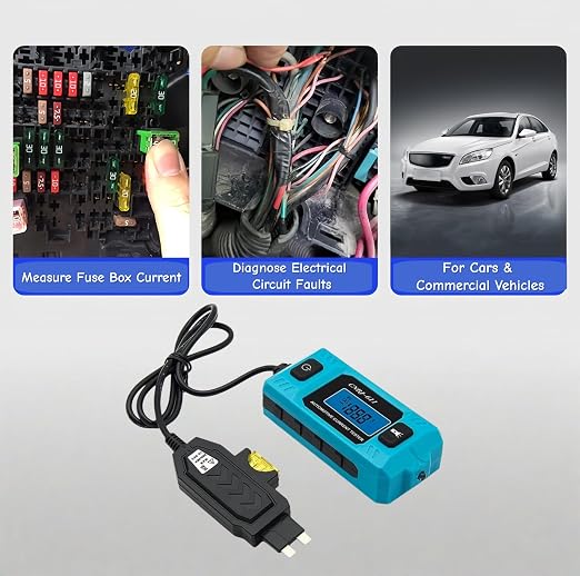 Automotive Circuit Fault Probe Tester, CNBJ-611 Car Circuit Tester, Automotive Fuse Tester Max 48V, Circuit Fault Test Tool, Blade Fuse with Gloves New (2 Sets)