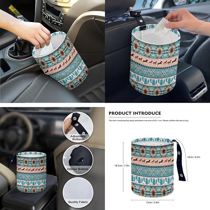 National Style Car Seat Covers Full Set Front Back Split Bench Protector Car Steering Wheel Cover Seatbelts Pads Coaster Keychains Universal Fit Truck, SUV, or Van Forest Hunting