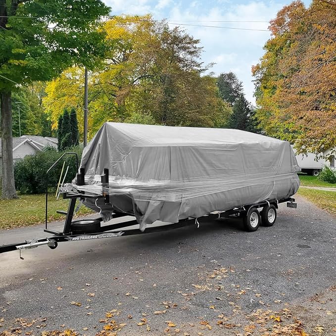 24x30FT Tarps Heavy Duty Waterproof, 12 Mil Silver Heavy Duty Tarps with Grommets Reinforced Edges, UV Resistant, Tear&Fade Resistant, Large Covers for Patio Camping Roof Outdoors