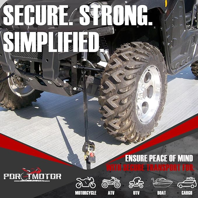 2 Pack Bolt-On Retractable Ratchet Straps (2" x9'), 3000LBS Break Strength Ratchet Tie Down Straps Heavy Duty Auto Retracting Ratchet Straps for Motorcycle, Trailers, Boats, ATVs, UTVs
