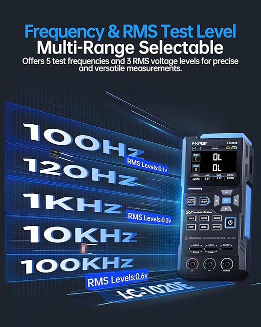 LC1020E 100kHz LCR Meter and SMD Tester