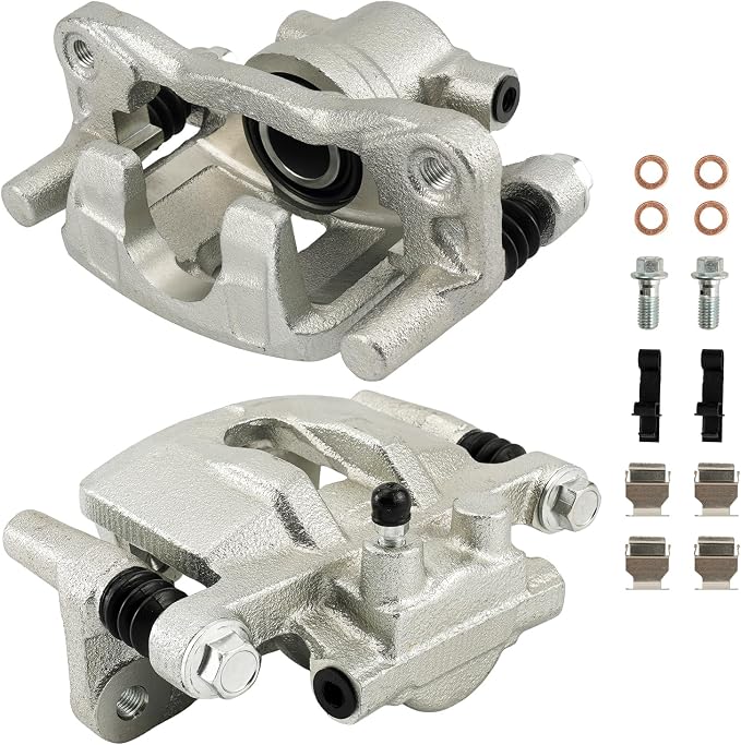 KAX Disc Brake Caliper Assembly Fit for Patriot 2007-2017, Compass 2007-2017, Avenger 2008-2014, 200 2011-2014, Caliber 2007-2012, Sebring 2007-2010, Lancer 2008-2017, Rear Side