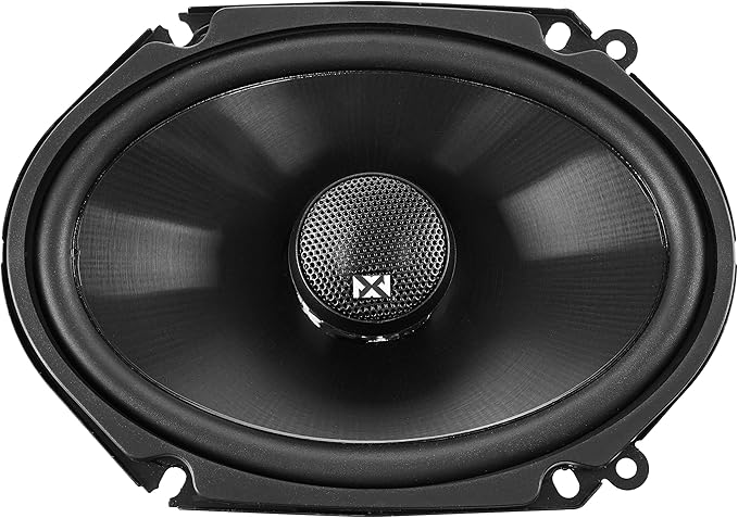 NVX VSP68 600W Peak (200W RMS) 6x8 V-Series 2-Way Coaxial Speakers with 25mm Silk Dome Tweeters