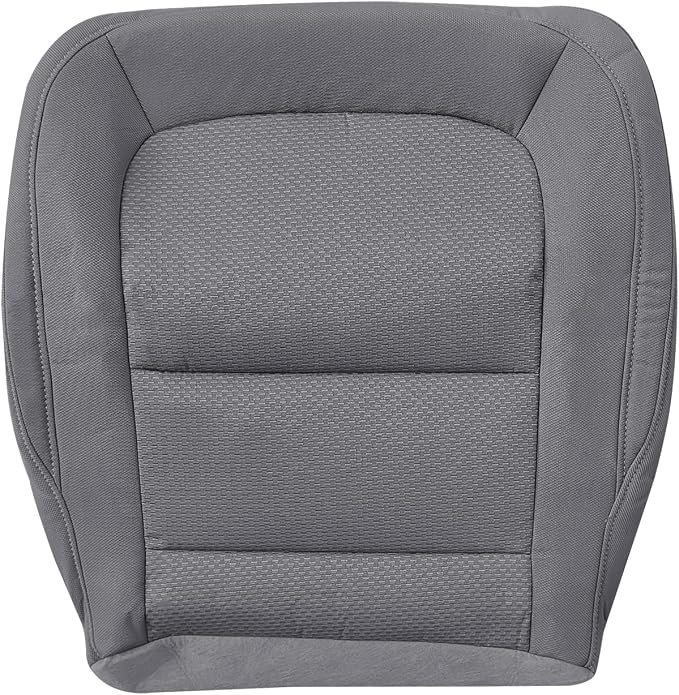 Driver Bottom & Top Back Cloth Dark Ash Gray Seat Cover, Driver Side Seat Cover Fit for 2015-2022 Chevy Colorado LT/GMC Canyon SLT
