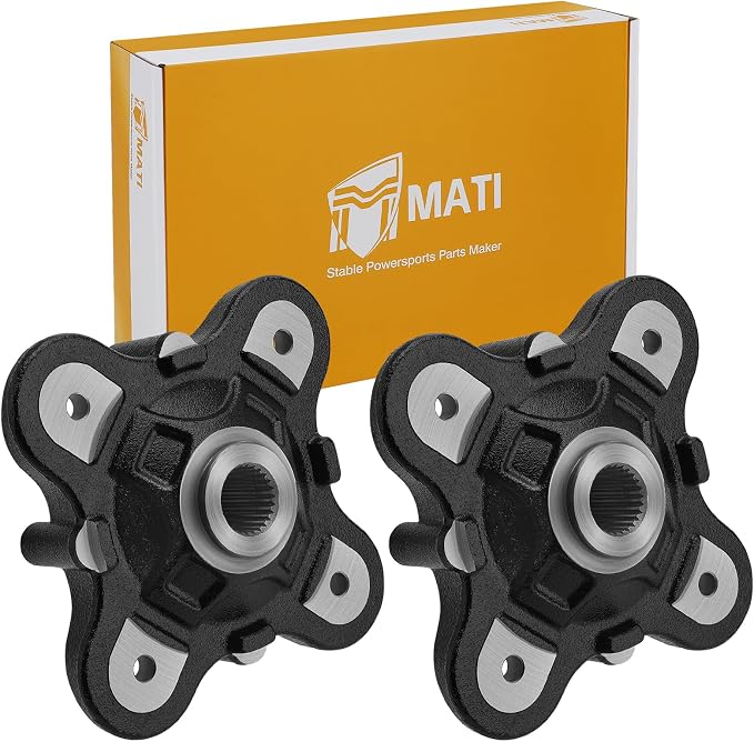 M MATI Rear Axle Wheel Hub 2PCS for Polaris Ranger 570 Premium 2023-2024 Ranger 570 Crew/Crew SP 2014-2025 RZR 570 2014-2022 ACE 900 2016-2019 Pro XD Mid-Size Gas Crew 2022-2025 5139163